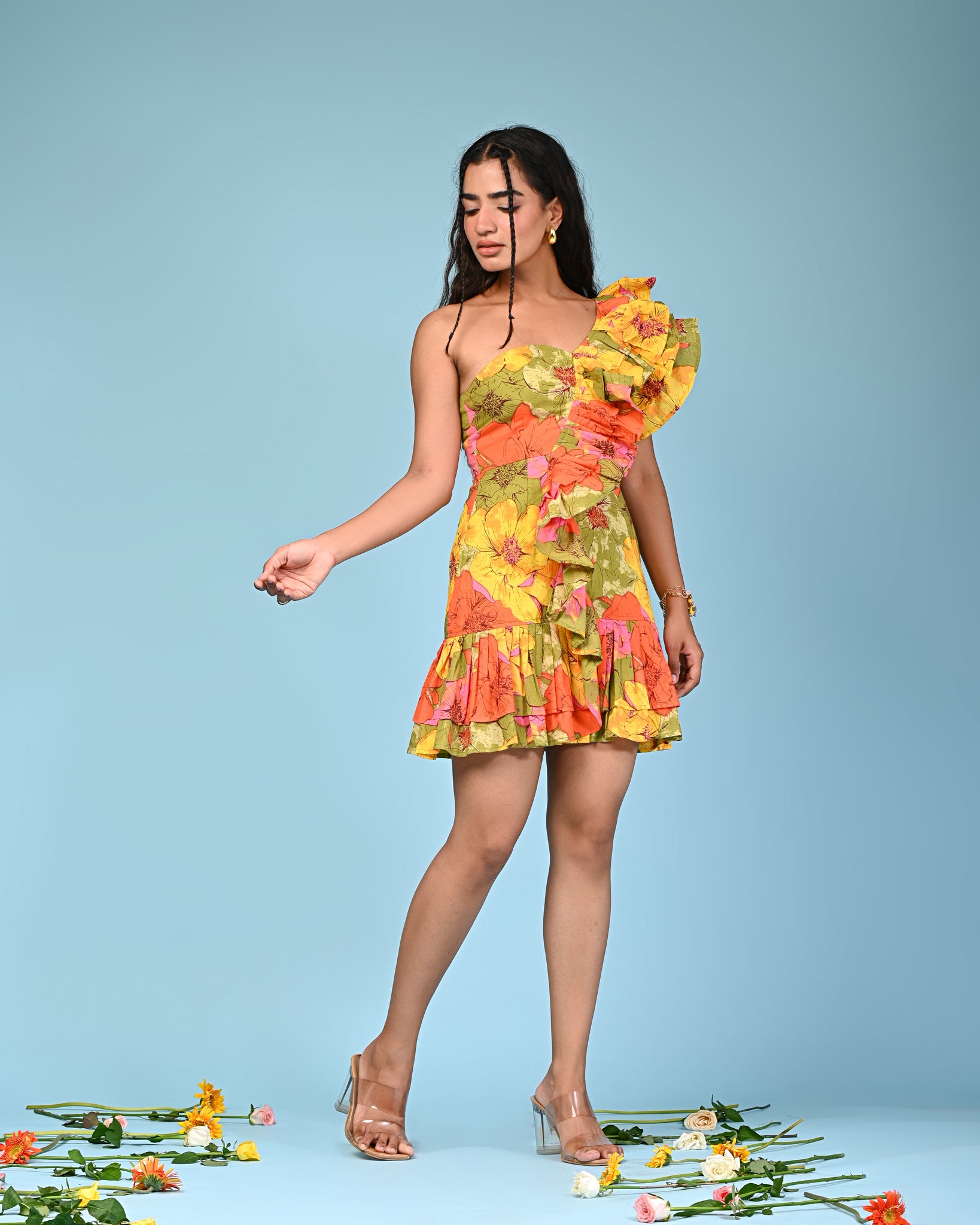 Freesia Ruffle Dress