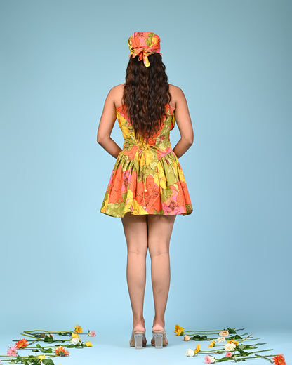Daffodil Cotton Corset Dress