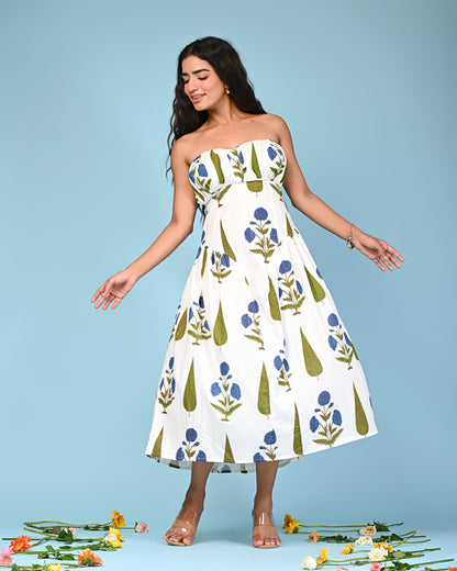 Daisy Cotton Corset Dress