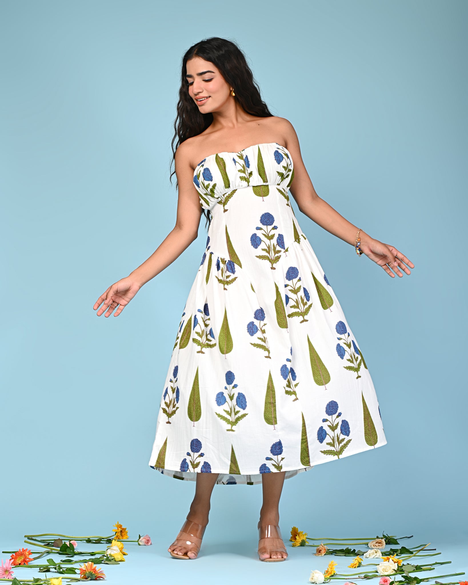 Daisy Cotton Corset Dress