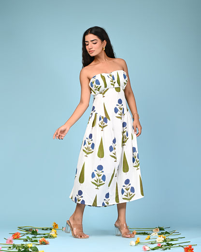 Daisy Cotton Corset Dress