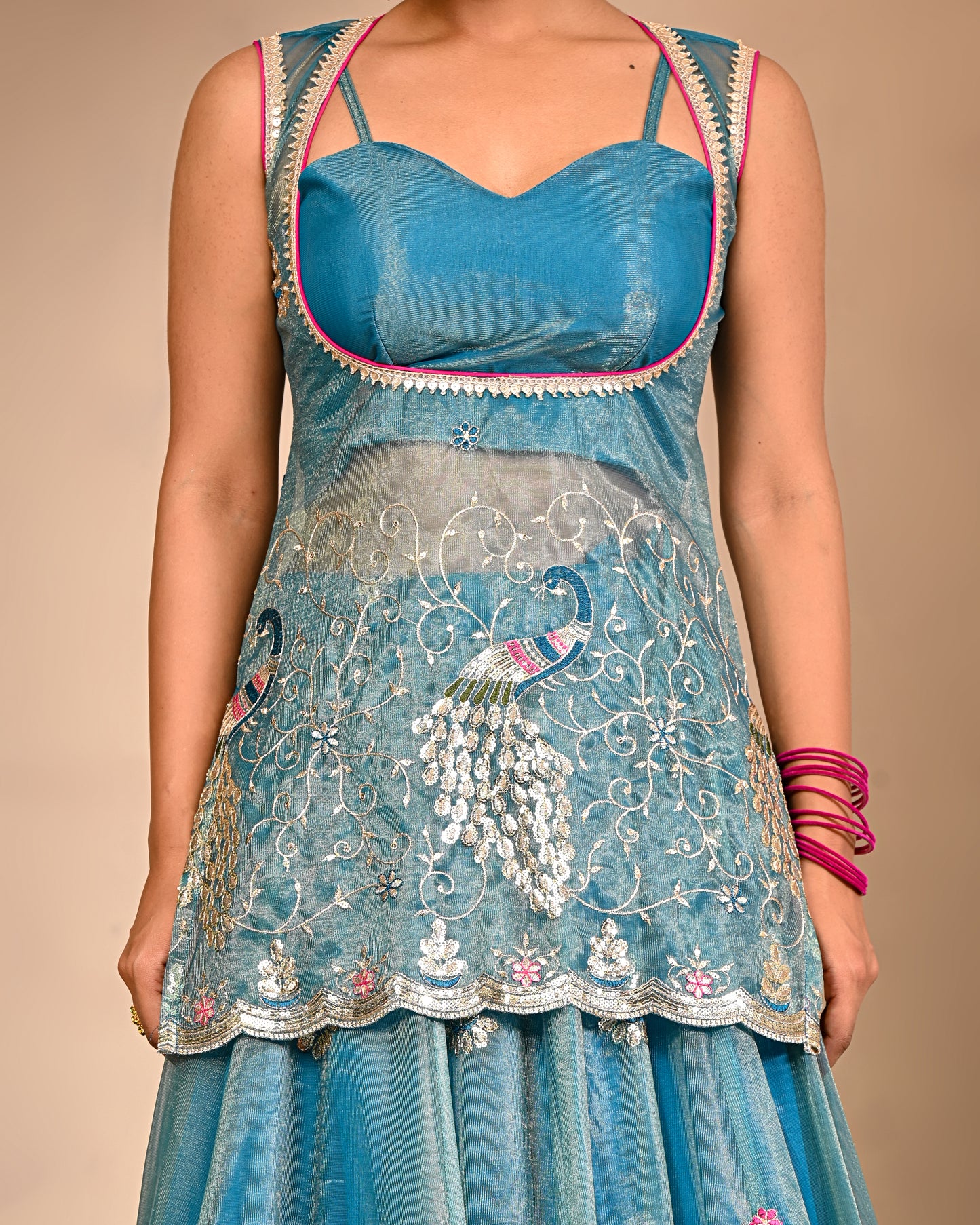 Eeshani Embroidered Garara Set