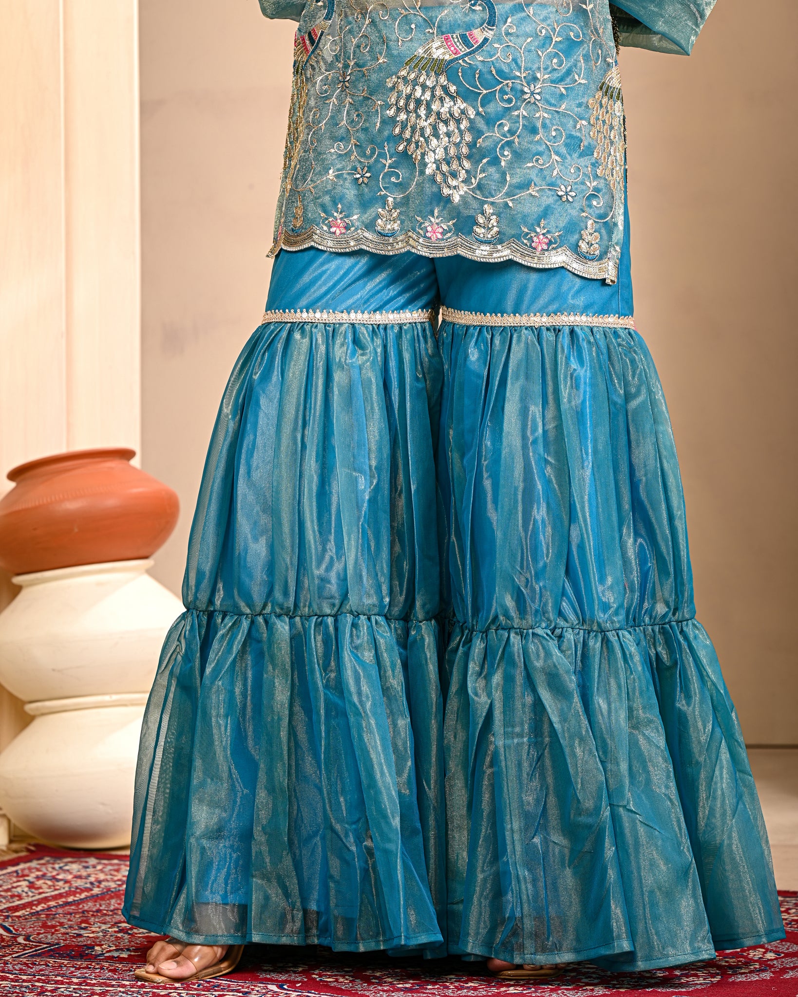 Eeshani Embroidered Garara Set