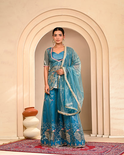 Gargi Embroidered Sharara Set