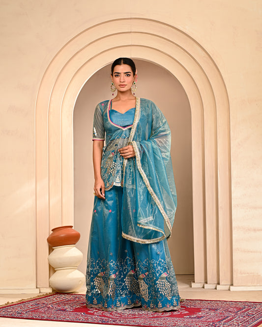 Gargi Embroidered Sharara Set