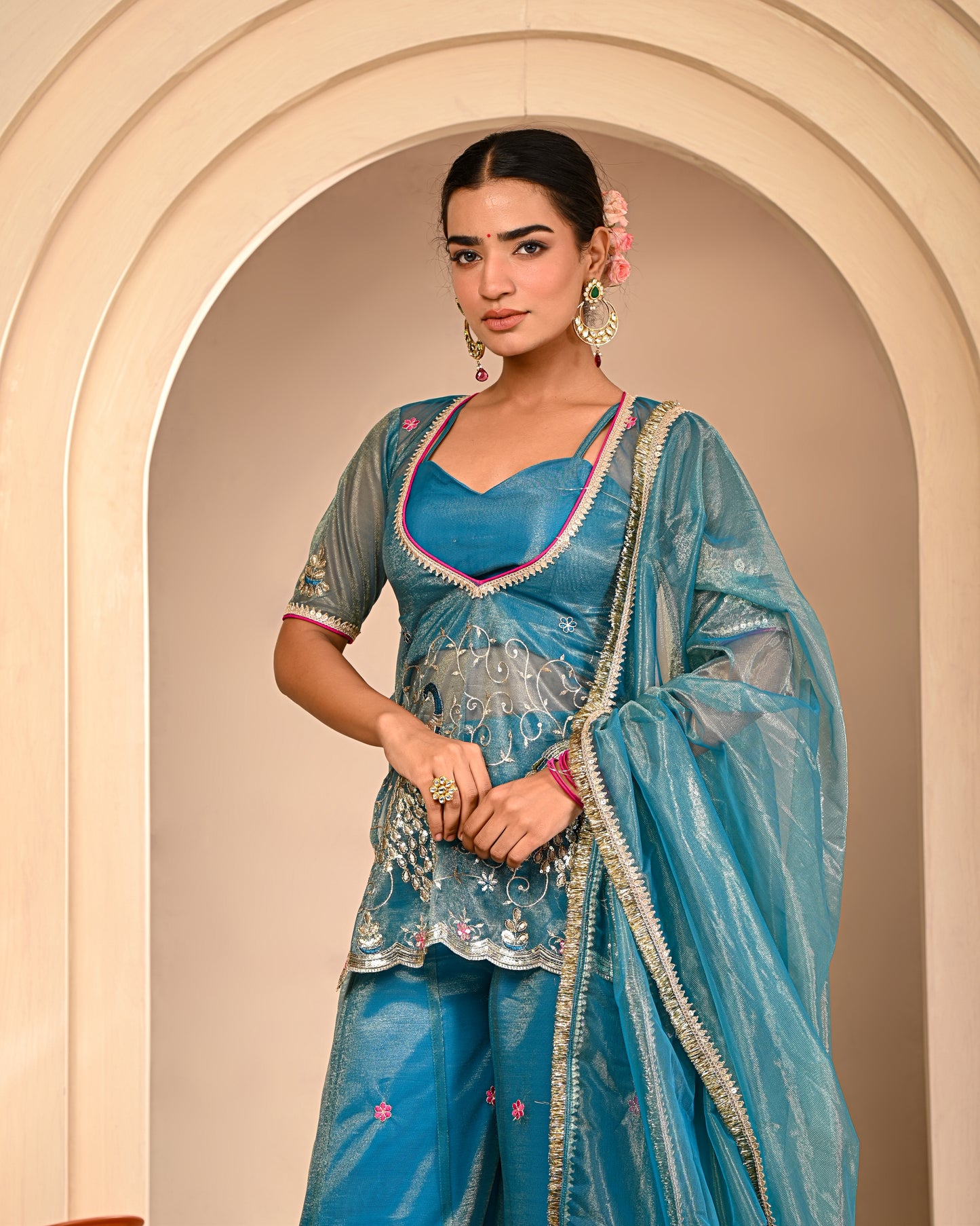 Gargi Embroidered Sharara Set