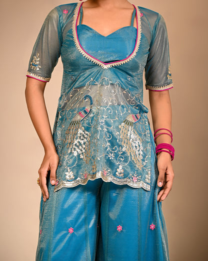 Gargi Embroidered Sharara Set