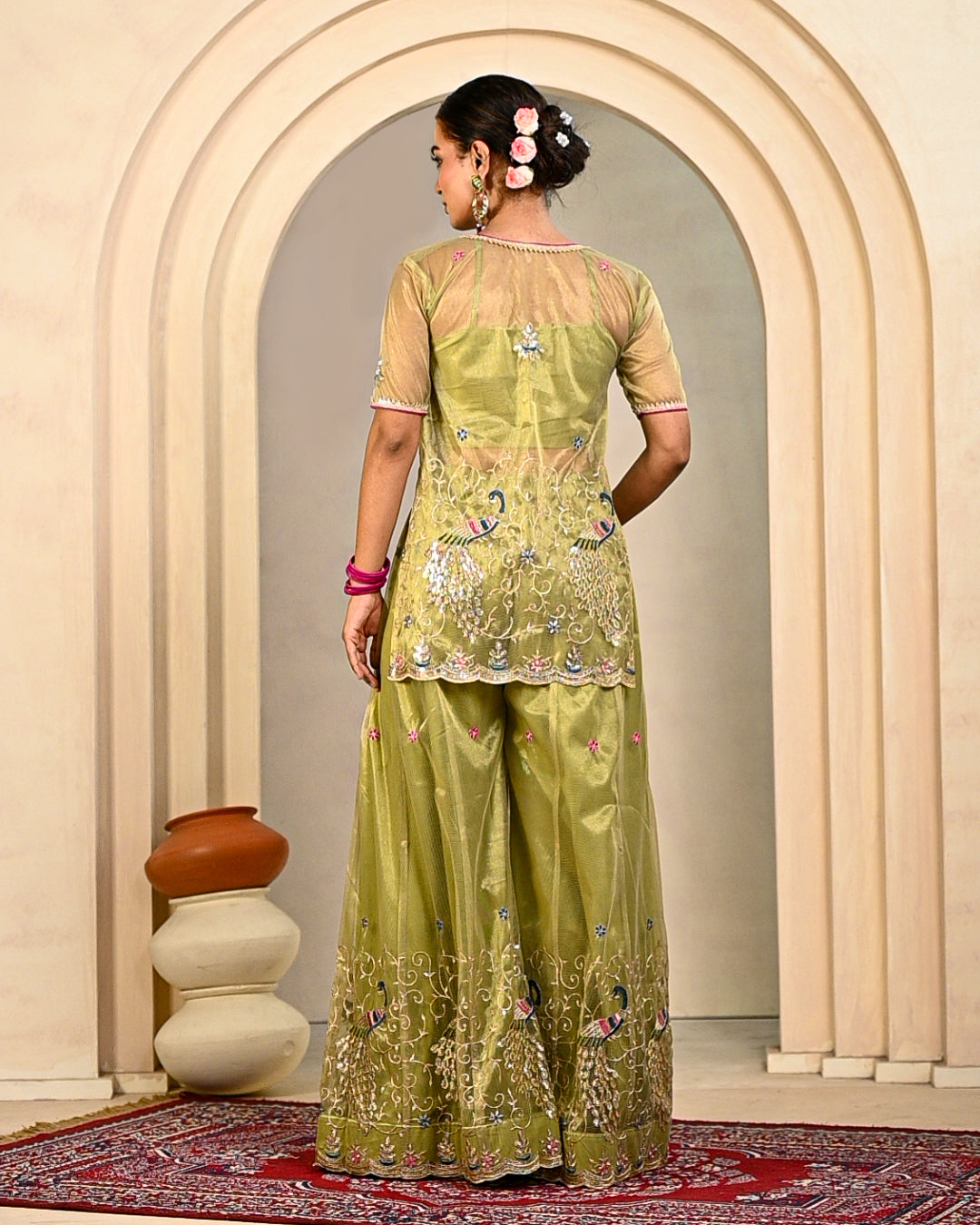 Farzana Embroidered Garara Set
