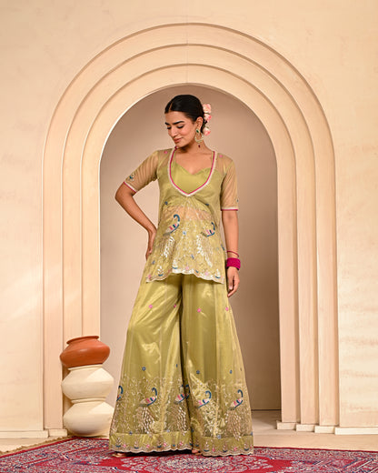 Farzana Embroidered Garara Set