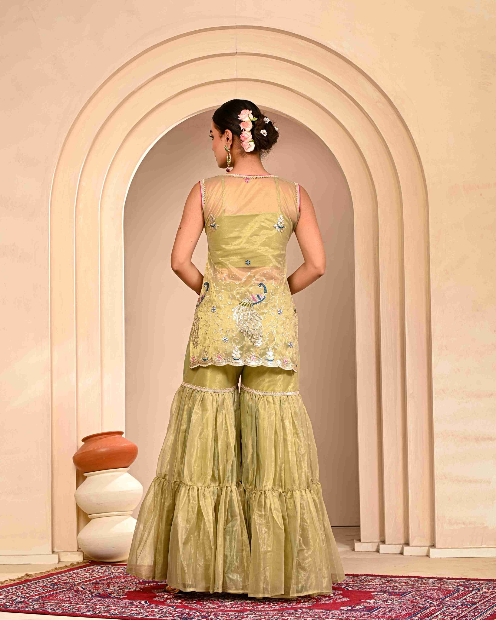 Damini Embroidered Garara Set