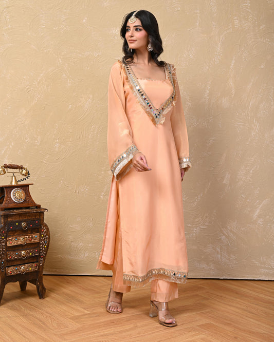 Khushi Cosmo Aaina Kurta Set