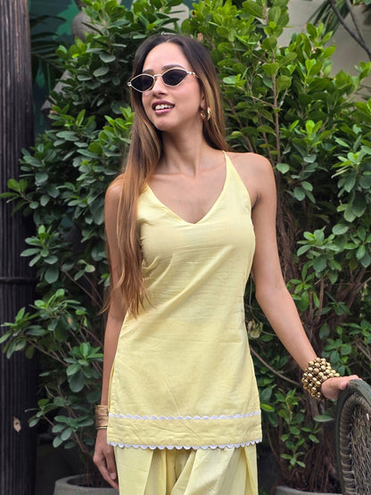 Preet halter neck kurti