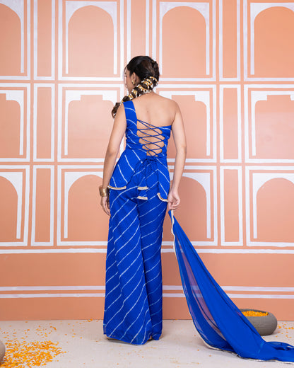 Barkha one shoulder palazzo set