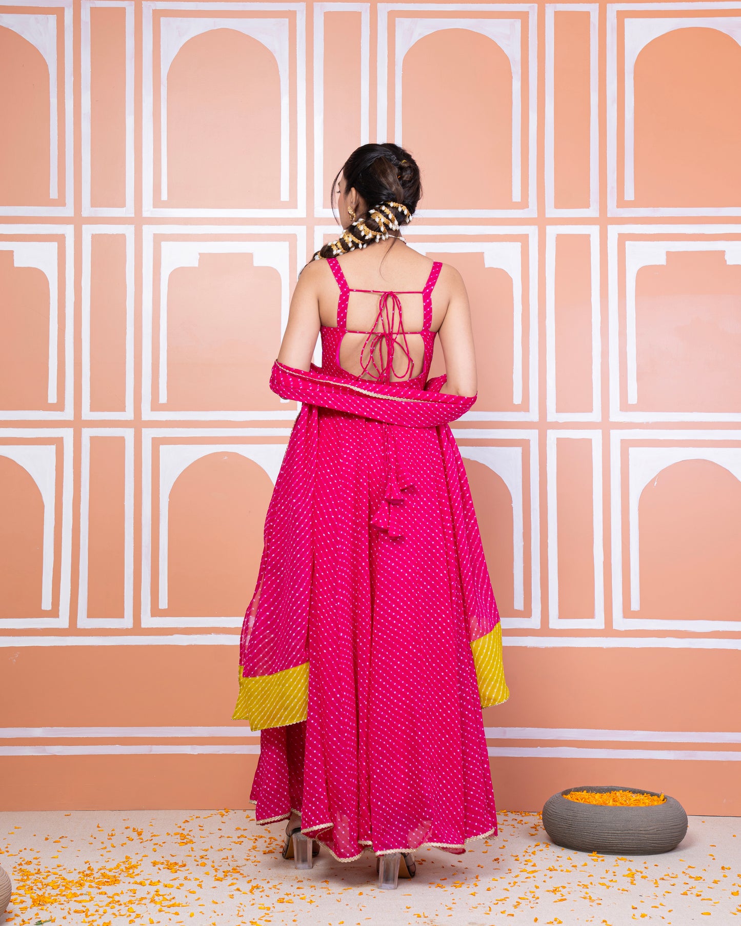 Shraddha lehariya anarkali set