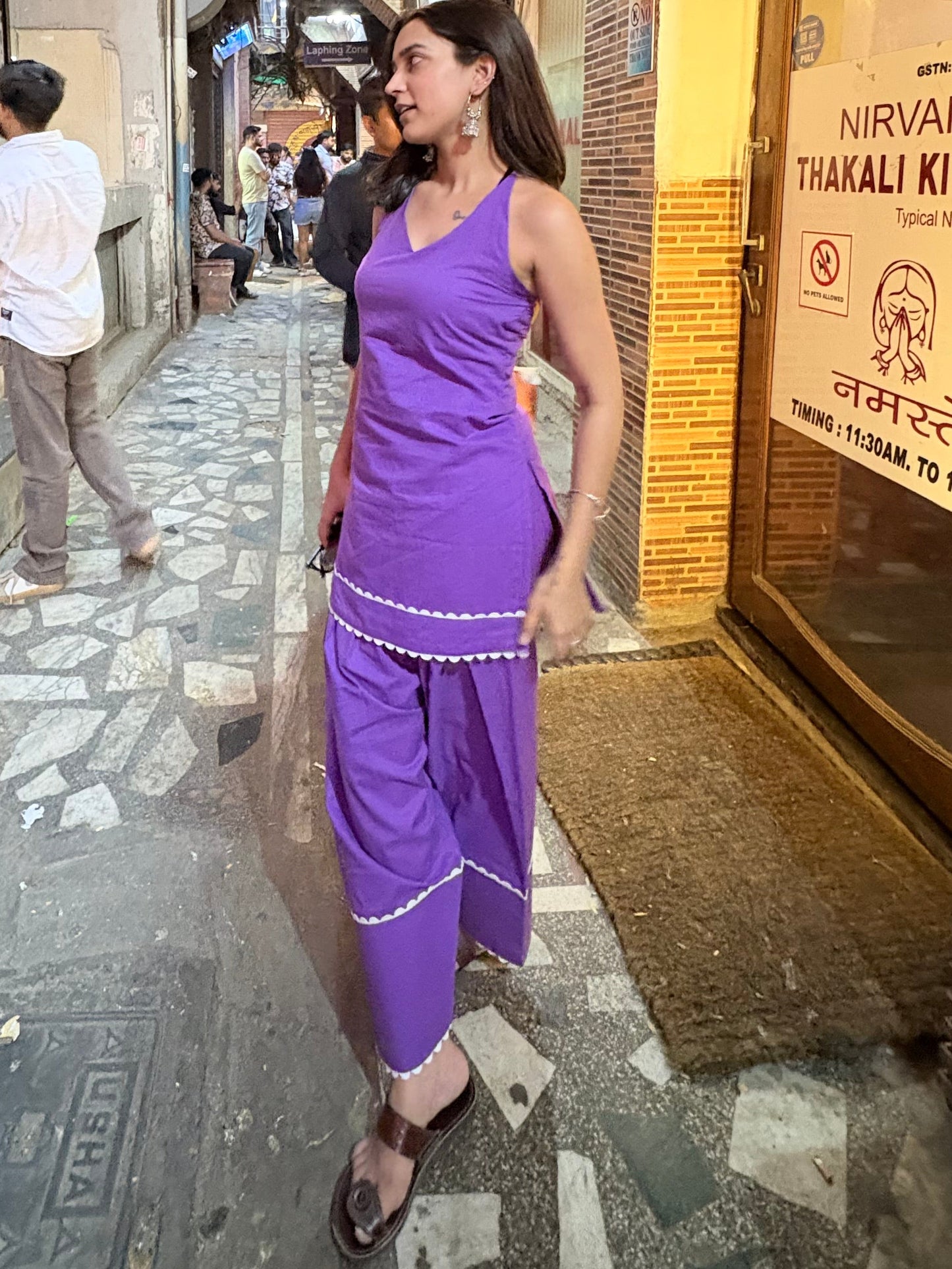 Meet halter neck kurta set
