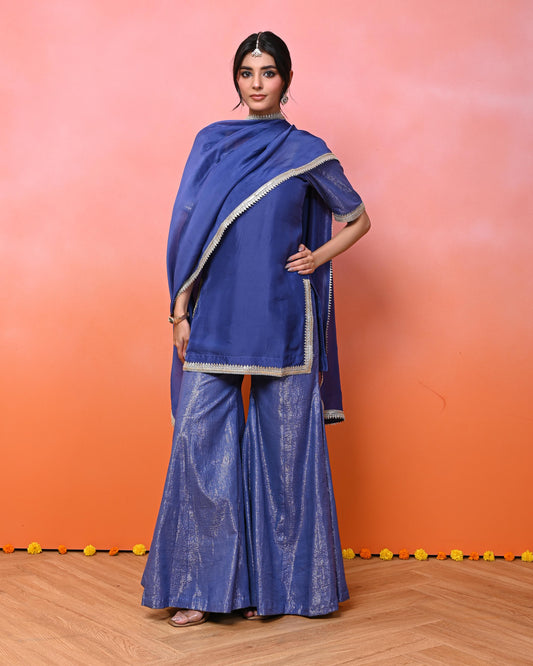 Gunjan Lurex Sharara Set