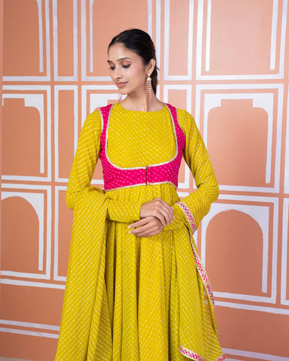 Sakshi lehariya anarkali set