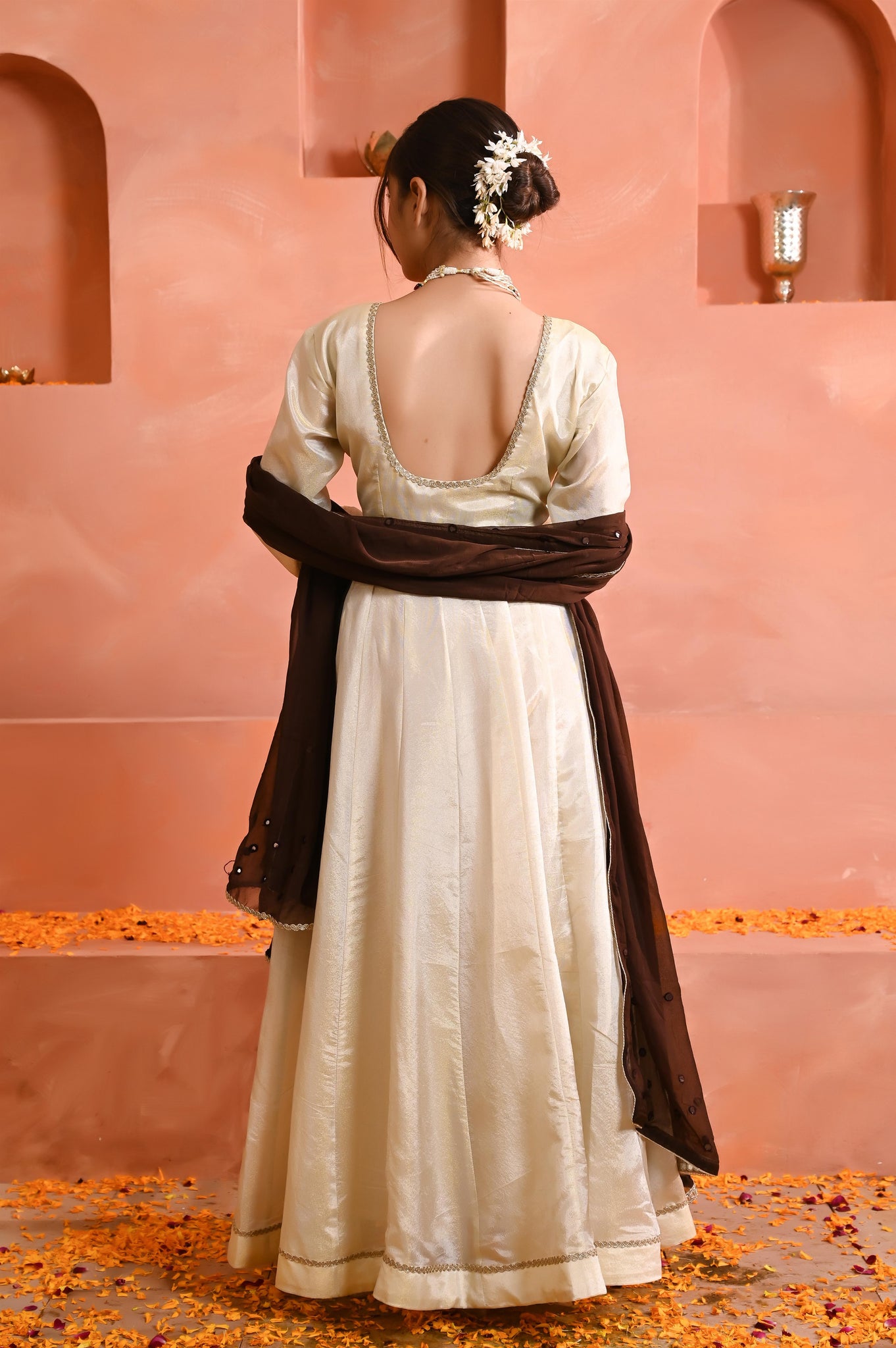 Trisha tissue anarkali set