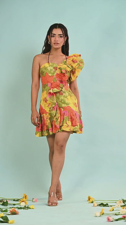 Freesia Ruffle Dress