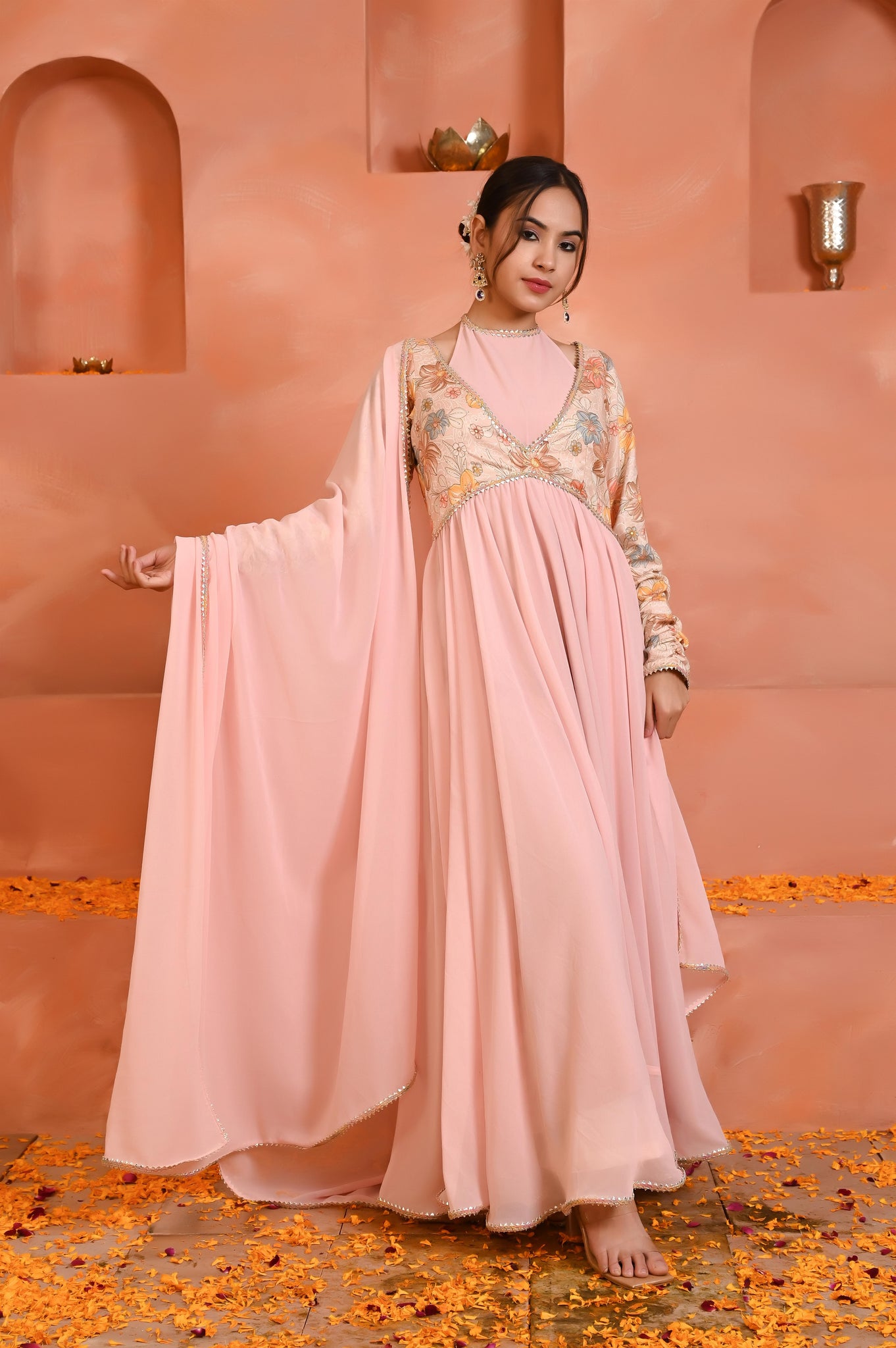 Anika Georgette anarkali set