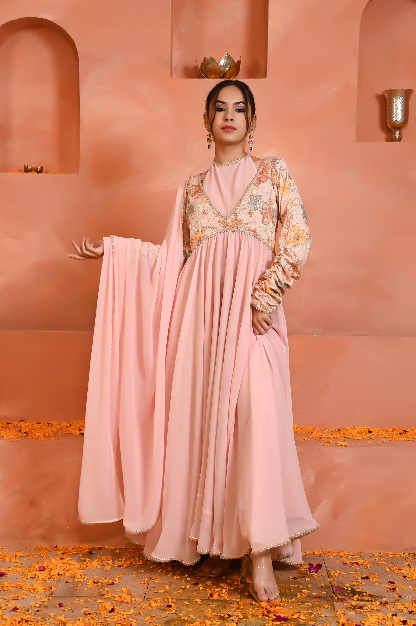 Anika Georgette anarkali set