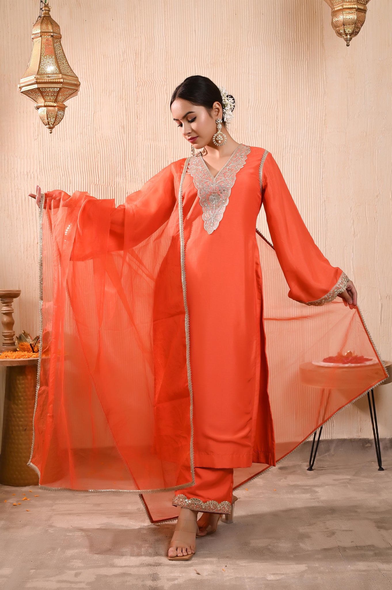 Vihana silk kurta set