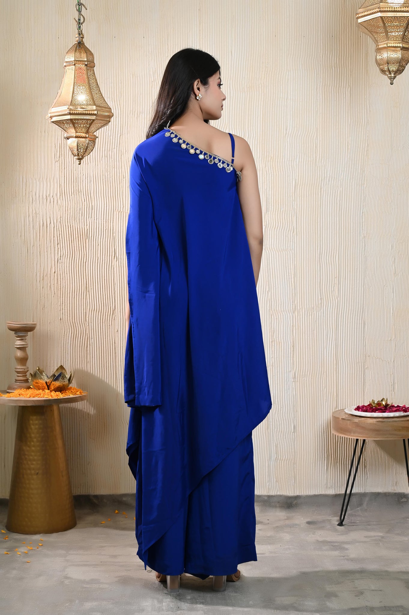 Ananya one shoulder kaftan set