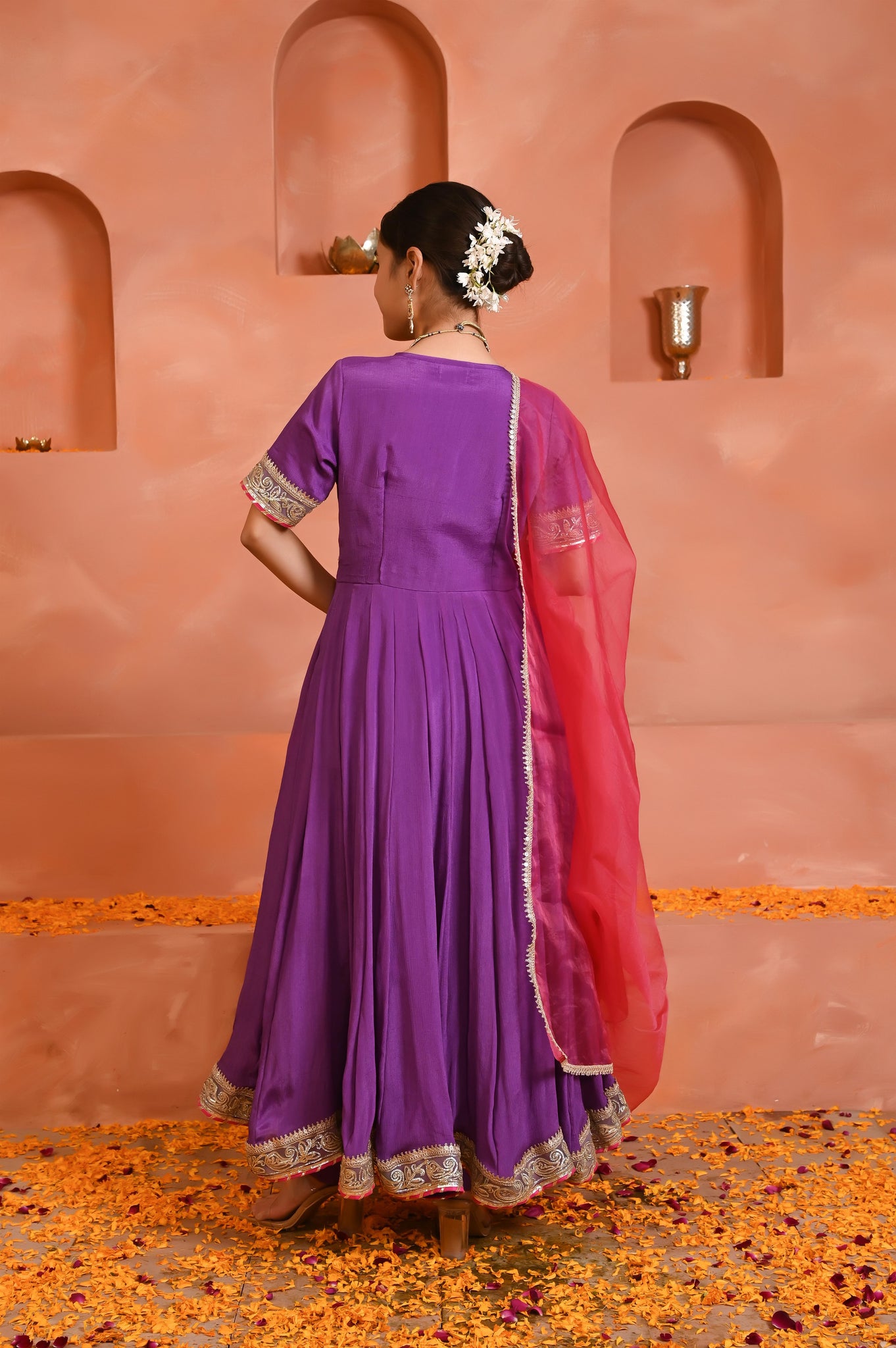 Dhriti chinon anarkali set