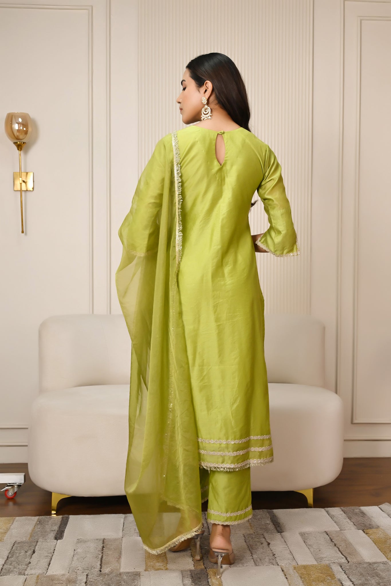 Marvika chanderi suit set