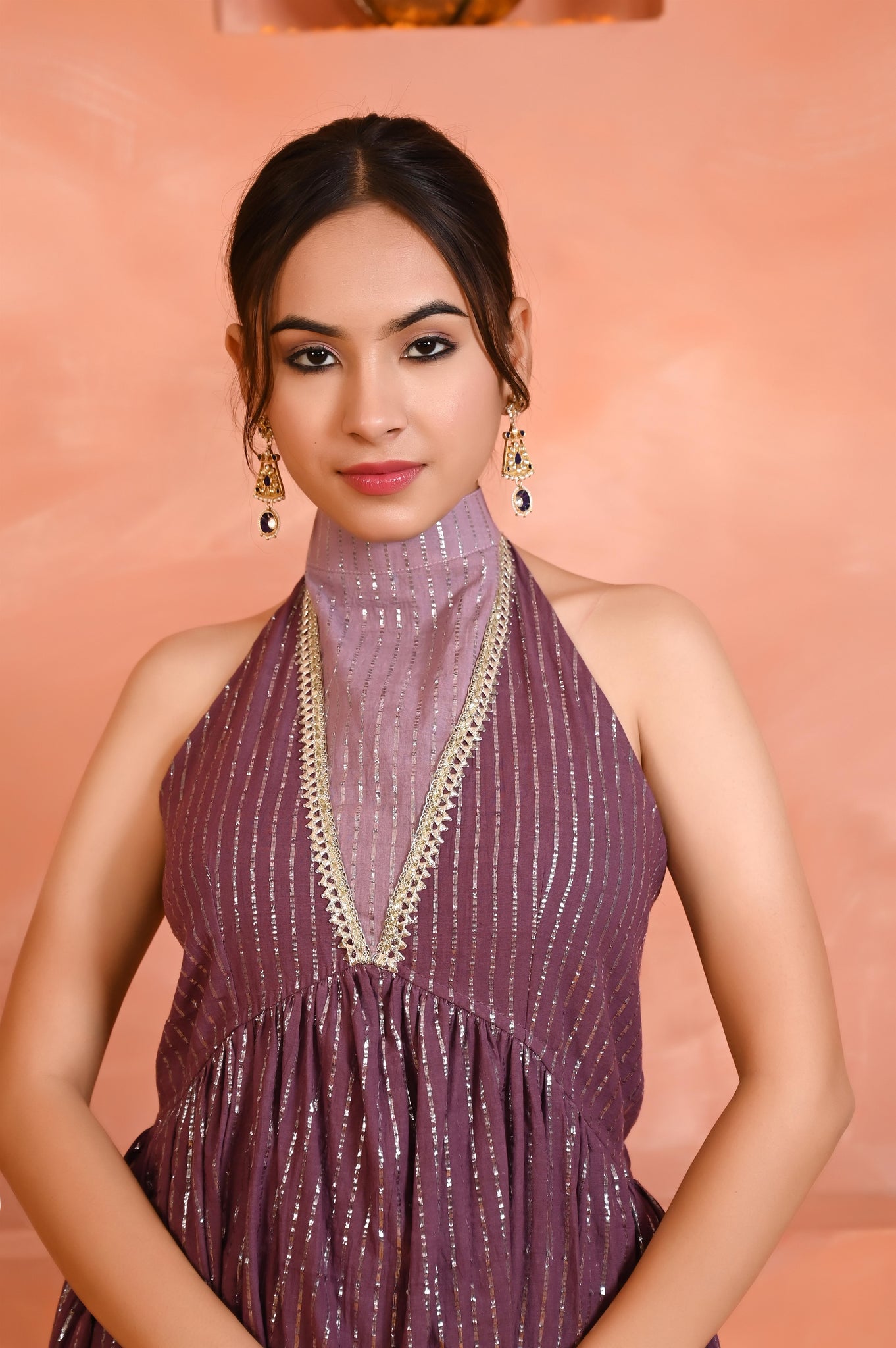 Inika halterneck kurta set