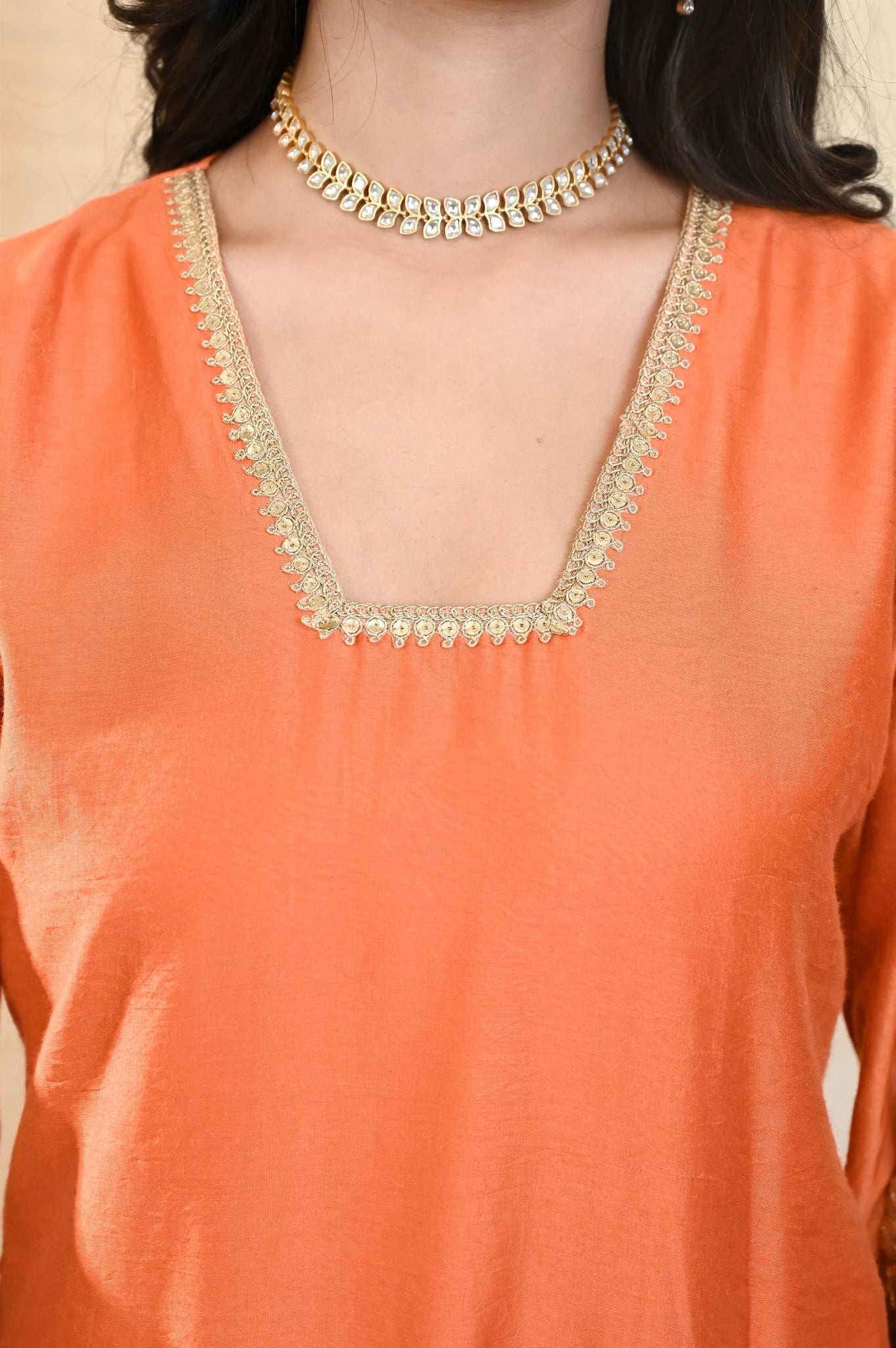 Uditi chanderi kurta set